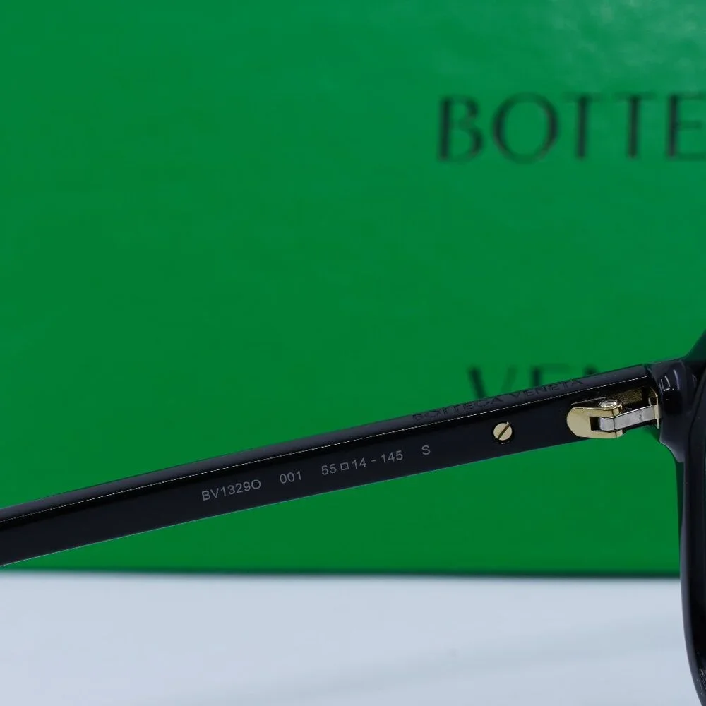 Final Price! Bottega Veneta BV1329O 001 Shiny Black Eyeglasses - Picture 6 of 9